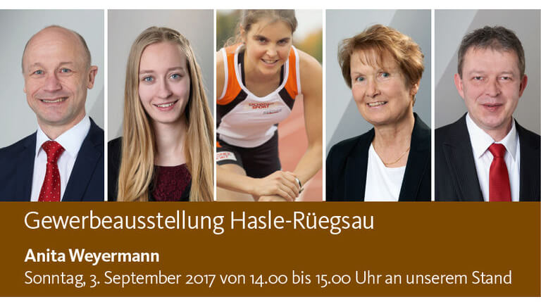 Die Filiale Hasle-Rüegsau der Bernerland Bank ist an der Gewerbeausstellung TATORT vom 1. bis 3. September 2017 mit einem Stand vertreten. Mit dabei ist auch ein alt bekannter Gast. 